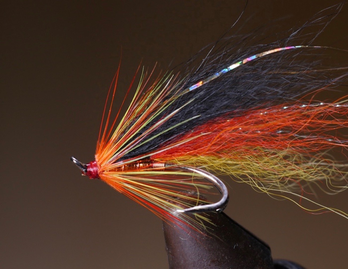 I designed this salmon fly while working on the River Tay as a professional salmon fishing guide so here are the exact dressing details for anyone wishing to tie this excellent fly pattern;
Hook: 1