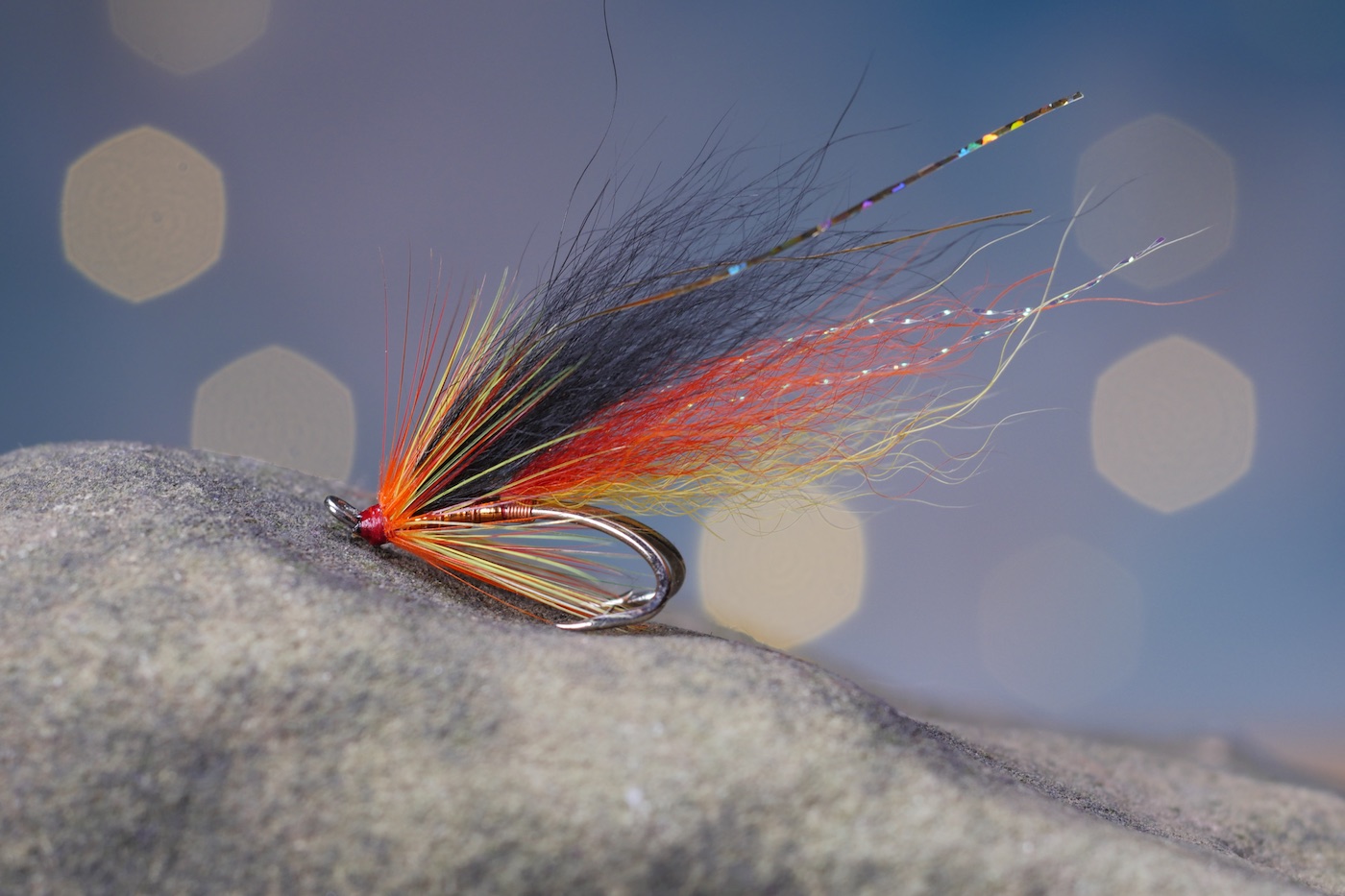 The 'Copperass' salmon fly pattern is particularly deadly between 1 April - 30 May.