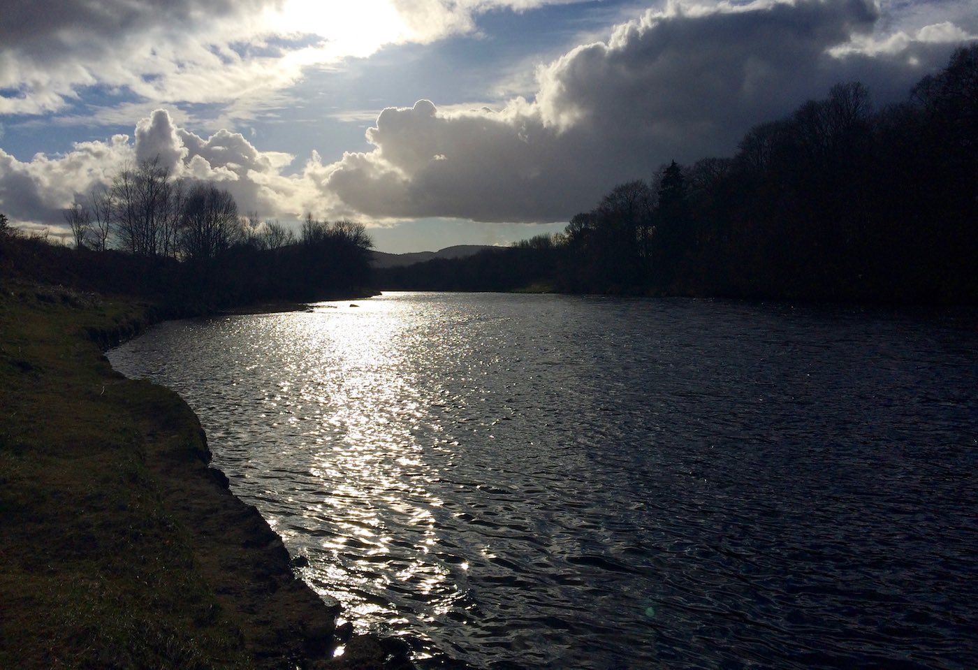 Here's a shot from the Invery salmon beat in Banchory. This beat is a highly popular salmon fishing venue for dedicated salmon fly fishers.