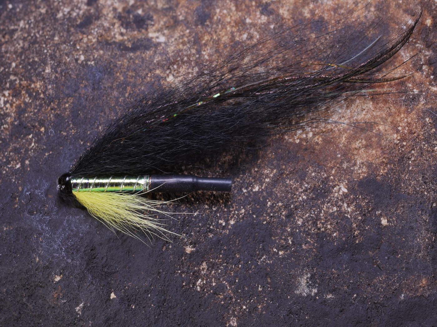 Here's a deadly Scottish salmon fly that was designed up on the Aberdeenshire River Dee for use in the higher waters of Spring. This Dee Monkey fly also works well on the Tay, Spey & Tweed and Spring fish love to attack it. Most salmon fly fishing experts will carry this pattern and especially during the Spring months.